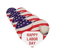 Lot de 4 cartes désodorisantes pour voiture Happy Labor Day - Cartes parfumées à suspendre - Tablettes d'aromathérapie personnalisées - Cadeaux pour homme et femme - Parfum lavande