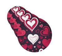 Lot de 4 cartes désodorisantes pour voiture Happy Valentine's Day pour homme et femme - Accessoires de voiture mignons - Diffuseur de parfum durable à suspendre - Tablettes d'aromathérapie pour