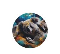 Lot de 4 cartes désodorisantes pour voiture Motif koala endormi mère et enfant à suspendre pour armoire, salle de bain, voiture, désodorisants longue durée