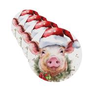 Lot de 4 cartes désodorisantes pour voiture souriante pour homme et femme - Accessoires de voiture mignons - Diffuseur de parfum durable à suspendre - Tablettes d'aromathérapie pour voiture