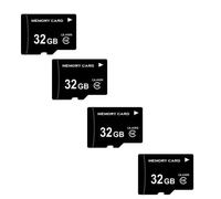 Lot de 4 cartes micro sdhc tf 32go