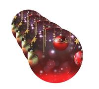 Lot de 4 cartes parfumées à suspendre pour voiture avec inscription « Merry Christmas » - Tablettes d'aromathérapie pour armoire, salle de bain, voiture, miroir intérieur