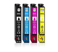 Lot de 4 cartouches 405XL compatibles avec Epson Workforce WF-7310 WF-7830 WF-7835 WF-7840 WF-7835 Workforce Pro WF-3820 WF-3825 WF-4820 WF-4825 WF-4830