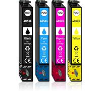 Lot De 4 Cartouches 405Xl Compatibles Avec Epson Workforce Wf-7310 Wf-7830 Wf-7835 Wf-7840 Wf-7835 Workforce Pro Wf-3820 Wf-3825 Wf-4820 Wf-4825 Wf-4830