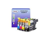 - Lot de 4 Cartouches compatibles avec Brother LC223 XL
