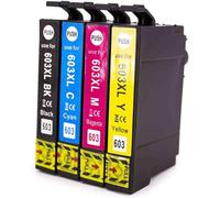 Lot de 4 cartouches compatibles pour Epson 603 XL noir + couleur trichromie cartouche d'imprimante Express XP