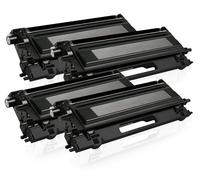 Lot de 4 cartouches de toner compatibles avec la Brother TN-2010 XXL