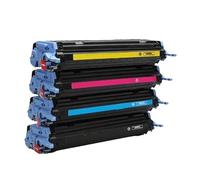 Lot de 4 Cartouches de Toner compatibles HP 124A Q6000A Q6001A Q6002A for imprimantes HP LaserJet 1600, 2600, 2600n, 2605 et 2605dnt.