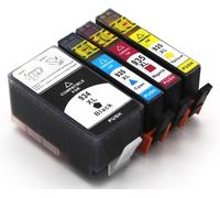 Lot de 4 cartouches d'encre avec puce compatibles avec HP 934 XL 935 XL pour HP Officejet Pro 6830 6820 6230 6835 6836 6220 6800 Serie 6825 HP Officejet 6812 6815