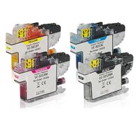 Lot de 4 cartouches d'encre compatibles avec Brother LC-3213