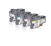 Lot de 4 cartouches d'encre compatibles avec la Brother LC-427XLBK