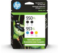 Lot de 4 Cartouches d'encre de Rechange pour HP 950XL 951XL - Compatible avec HP Officejet Pro 8610 8620 8600 8600 Plus 8100 8630 8640 8660 8615 8625 251dw 271dw