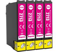 Lot De 4 Cartouches D'Encre Magenta 27Xl De Remplacement Pour Imprimante Epson 27 27Xl Pour Imprimante Workforce Wf-3620 Wf-7110 Wf-7610 Wf-3640 Wf-7210 Wf-7620 Wf-7715 Wf-7720[ENC942642]