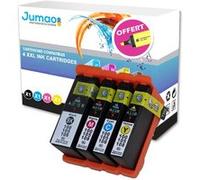 Lot de 4 cartouches d'impression type Jumao compatibles pour Lexmark S605 G