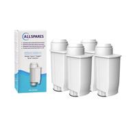 Lot de 4 cartouches filtrantes AllSpares pour machine à café Saeco - Philips - Gaggia - Dr. Coffee. Compatible avec Brita Intenza+.