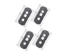 Lot De 4 Cassettes Audio Vierges Décoratives Murales De Style Vintage pour La Maison Et Le Bureau