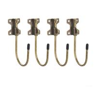 Lot de 4 ceintures porte-outils avec cuir et crochets rotatifs en métal, compatibles avec diverses perceuses et outils sans fil (A)