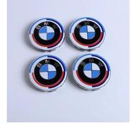 Lot de 4 centre de roue cache moyeu Remplacement pour BMW 68mm (Édition 50e Anniversaire)