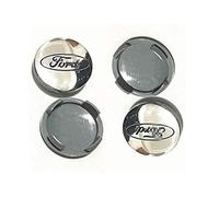 Lot de 4 centre de roue cache moyeu Remplacement pour Ford Argent brillant