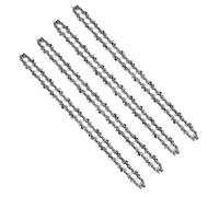 Lot de 4 Chaînes de Tronçonneuse, 3/8"LP 1,3 mm 56 Maillons pour Guide-Chaîne de 40 cm, Chaîne de Tronçonneuse Compatible avec Bosch AKE 35 S, DUC353 et Autres