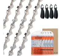 Lot de 4 chaînes de tronçonneuse .300""LP 1,1 mm 28 maillons WA0142 Chaîne de rechange pour WORX WG324E & WG324E.9, Einhell,