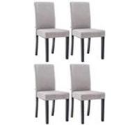 Lot de 4 chaise clp en bois non empilable non pliable H. 91 cm interieur gris Gris clair G
