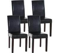 Lot de 4 chaise clp en bois non empilable non pliable interieur H. 91 cm marron Marron G