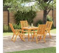 Lot de 4 chaise de bureau GENERIQUE en bois non pliable H. 90 cm exterieur bois
