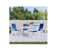 Lot de 4 chaise de bureau GENERIQUE en plastique non pliable H. 50 cm interieur