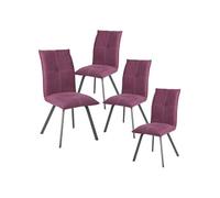 Lot de 4 chaise en metal non empilable non pliable H. 95 cm interieur