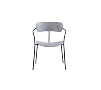 Lot de 4 chaises gris clair design ALEXIA
