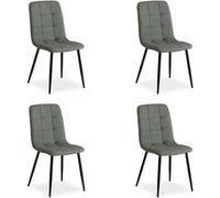 Lot de 4 chaise GENERIQUE interieur non empilable non pliable en bois H. 72 cm