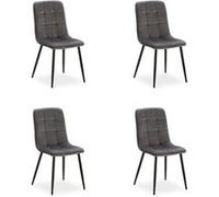 Lot de 4 chaise GENERIQUE interieur non pliable H. 88 cm en plastique