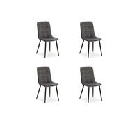 Lot de 4 chaise GENERIQUE interieur non pliable H. 88 cm en plastique