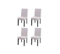 Lot de 4 chaise mendler interieur non pliable H. 90 cm en bois beige Beige G