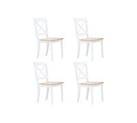Lot de 4 chaise interieur non pliable H. 90 cm en bois massif