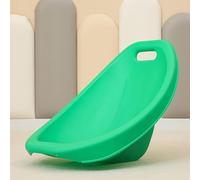 Lot de 4 chaises à bascule empilables en plastique durable, faciles à nettoyer, idéales pour l'intérieur et l'extérieur, vert vif, parfaites pour les salles de jeux et les patios