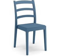 Lot De 4 Chaises - Areta - Rea - 51 X 46 X H88 Cm - Pétrole Bleu