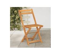 Vidaxl Chaises De Bistrot Pliantes Lot De 4 Bois D'acacia Solide