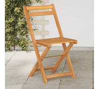 Vidaxl Chaises De Bistrot Pliantes Lot De 6 Bois D'acacia Solide