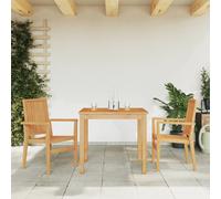 Lot de 4 Chaises de Jardin Empilables Sièges Patio Balcon Bois Teck vidaXL