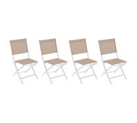 Chaise de jardin - Hespéride - Essentia - Aluminium pliable - Résistante aux UV - Facile à entretenir