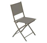 Lot de 4 Chaises de jardin Modula pliables noisette - Hespéride