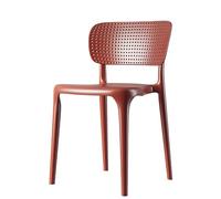 Lot de 4 chaises de salle à manger empilables en plastique légères avec capacité de 150 kg, chaises de bar commerciales pour événements, bureau, fête de mariage, intérieur et extérieur, 43,2 x 45,7 x