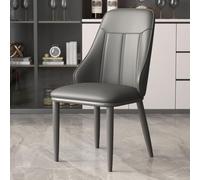 Lot de 4 chaises de salle à manger légères et luxueuses, avec dossier et pieds en métal, chaises de salle à manger, chambre ou bureau, table et chaises de cuisine rembourrées haute résilience