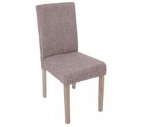 Lot De 4 Chaises De Salle À Manger Littau, Tissu, Gris, Pieds: Structure Chêne Gris