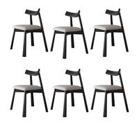 Lot de 4 chaises de salle à manger rembourrées en bois gris pour cuisine et salon, forte capacité de charge, meubles de maison élégants