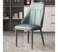 Lot de 4 chaises de salle à manger rembourrées haute résilience avec dossier et pieds en métal, polyvalentes, pour salle à manger, chambre à coucher ou bureau