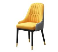 Lot de 4 chaises de salle à manger rembourrées modernes à dossier haut pour salle à manger et salon, meubles polyvalents et élégants pour décoration d'intérieur