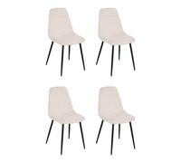 Chaise ""Tyka"" beige - Atmosphera createur d'interieur
